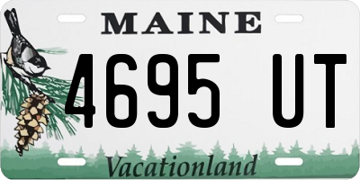 ME license plate 4695UT