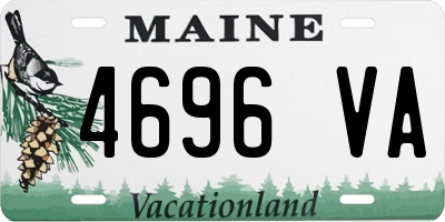 ME license plate 4696VA