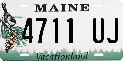 ME license plate 4711UJ
