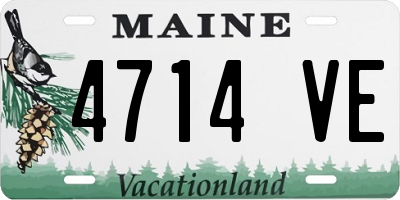 ME license plate 4714VE
