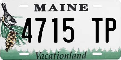 ME license plate 4715TP