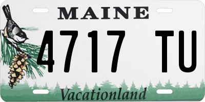 ME license plate 4717TU