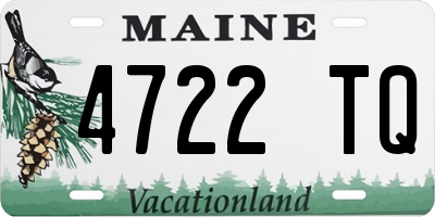ME license plate 4722TQ