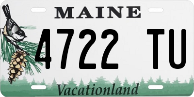 ME license plate 4722TU