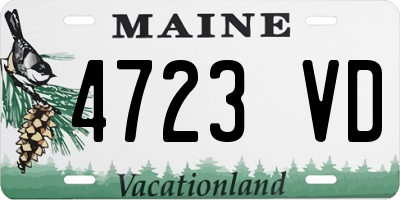 ME license plate 4723VD