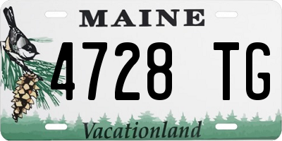 ME license plate 4728TG