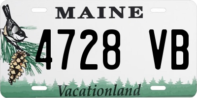 ME license plate 4728VB