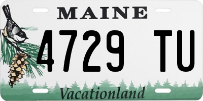 ME license plate 4729TU