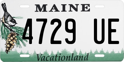 ME license plate 4729UE