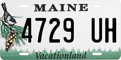 ME license plate 4729UH