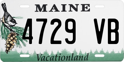 ME license plate 4729VB