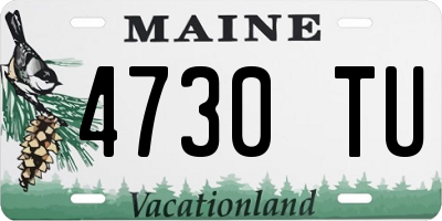 ME license plate 4730TU