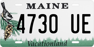 ME license plate 4730UE