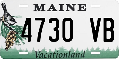 ME license plate 4730VB