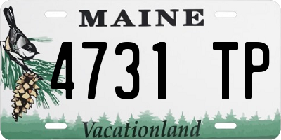 ME license plate 4731TP