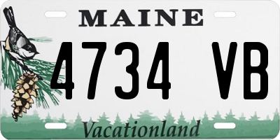 ME license plate 4734VB