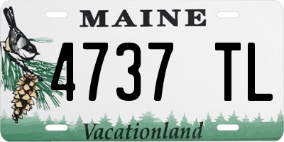 ME license plate 4737TL
