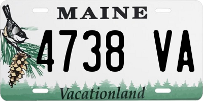 ME license plate 4738VA