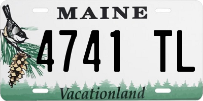 ME license plate 4741TL