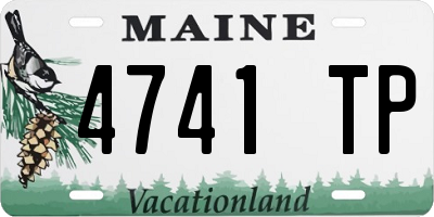 ME license plate 4741TP