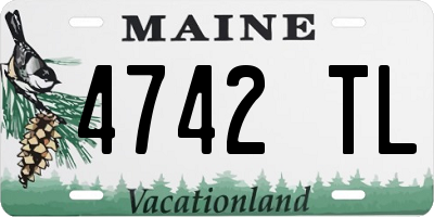 ME license plate 4742TL