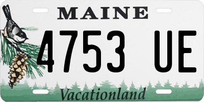 ME license plate 4753UE