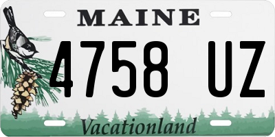 ME license plate 4758UZ