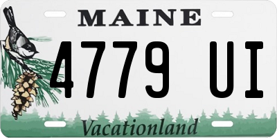 ME license plate 4779UI