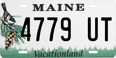 ME license plate 4779UT