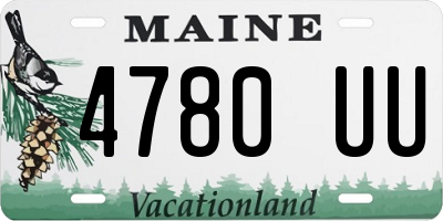 ME license plate 4780UU