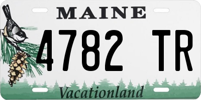 ME license plate 4782TR