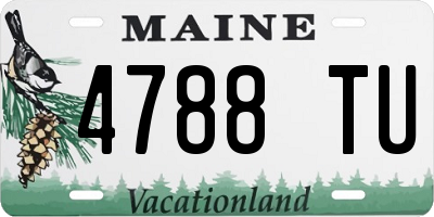 ME license plate 4788TU