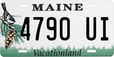 ME license plate 4790UI