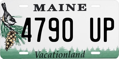 ME license plate 4790UP
