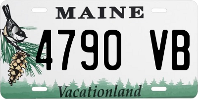 ME license plate 4790VB