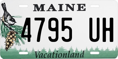 ME license plate 4795UH