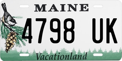 ME license plate 4798UK