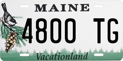 ME license plate 4800TG