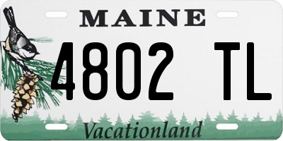 ME license plate 4802TL