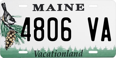 ME license plate 4806VA