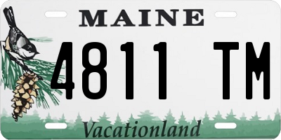 ME license plate 4811TM