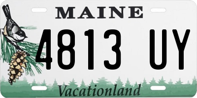 ME license plate 4813UY