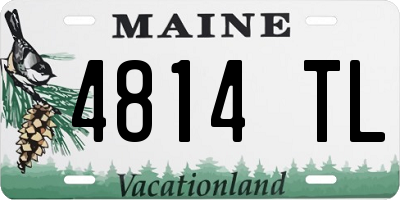 ME license plate 4814TL
