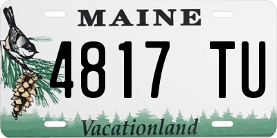 ME license plate 4817TU