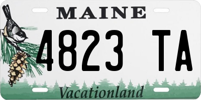 ME license plate 4823TA