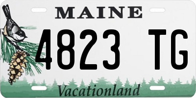 ME license plate 4823TG