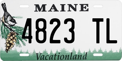 ME license plate 4823TL