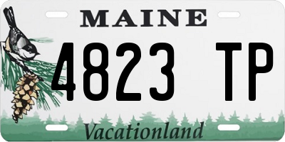 ME license plate 4823TP
