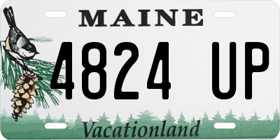 ME license plate 4824UP