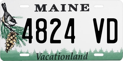 ME license plate 4824VD